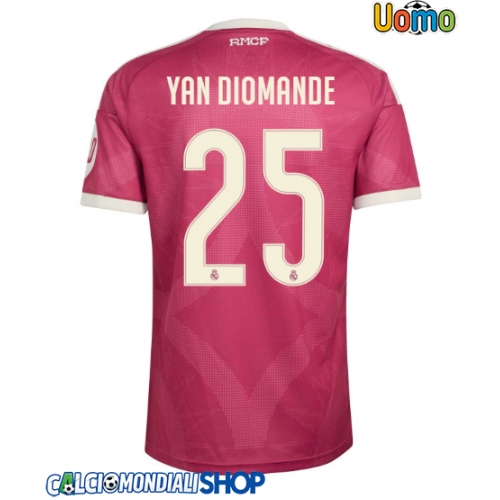 Maglie da calcio Real Madrid Yan Diomande #25 Terza Maglia 2026-27 Manica Corta